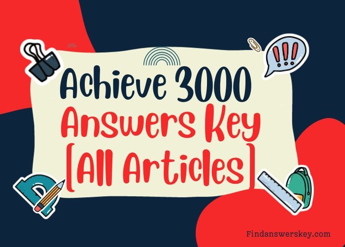 Achieve 3000 Answers Key