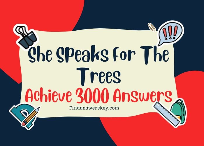 She Speaks For The Trees